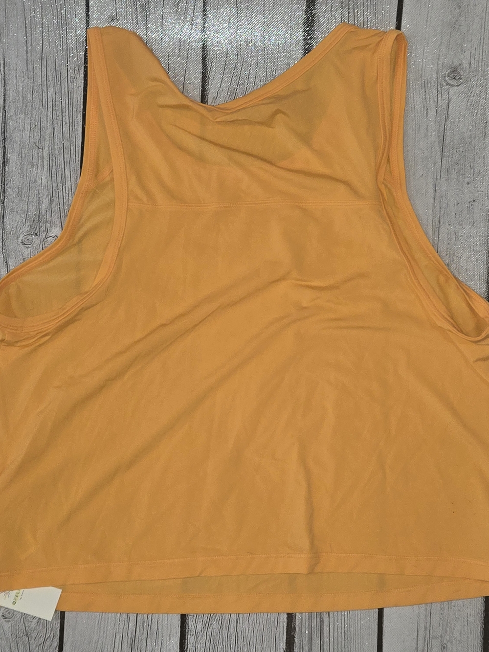 NWT aerie Offline Orange Scoop Neck Tank Top Womens M - Picture 7 of 7